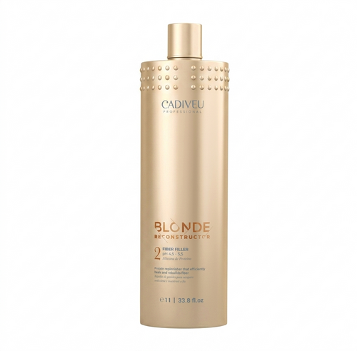 Flacone Blonde Reconstructor Fiber Filler N°2 Cadiveu 1000ml maschera ricostruzione profonda biondi