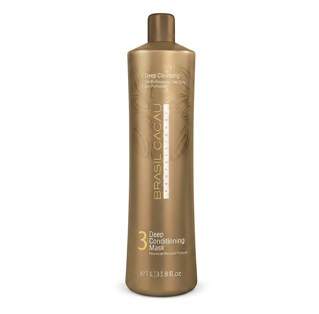 Flacone Brasil Cacau Deep Conditioning Mask Cadiveu 1L maschera sigillante professionale