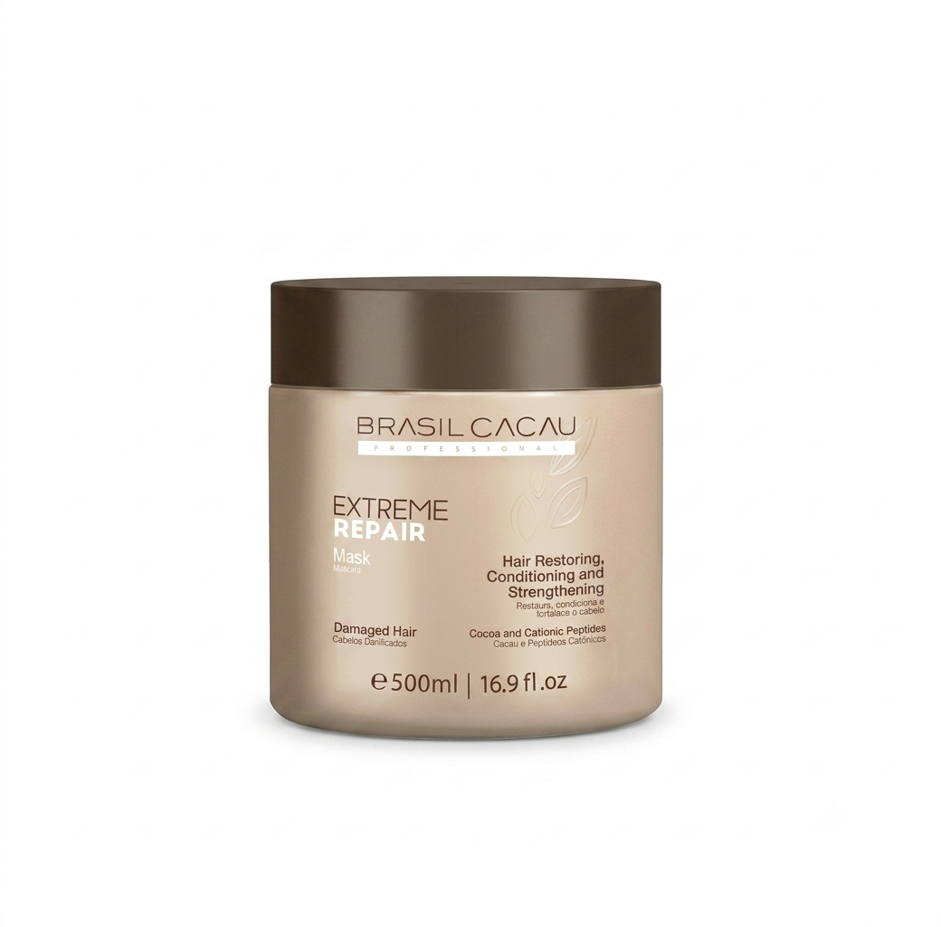 Tubo Extreme Repair Mask Cadiveu 500ml maschera di ricostruzione profonda per capelli danneggiati