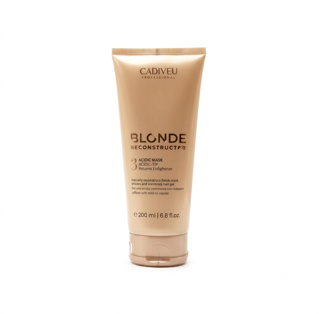 Tubo Blonde Reconstructor Acidic Mask N°3 Cadiveu 200ml maschera acidificante capelli biondi