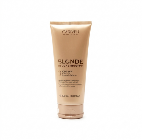 Tubo Blonde Reconstructor Acidic Mask N°3 Cadiveu 200ml maschera acidificante capelli biondi