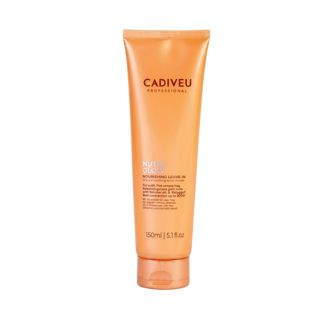 Tubo Nutri Glow Nourishing Leave-In Cream Cadiveu 200ml crema styling senza risciacquo capelli secchi