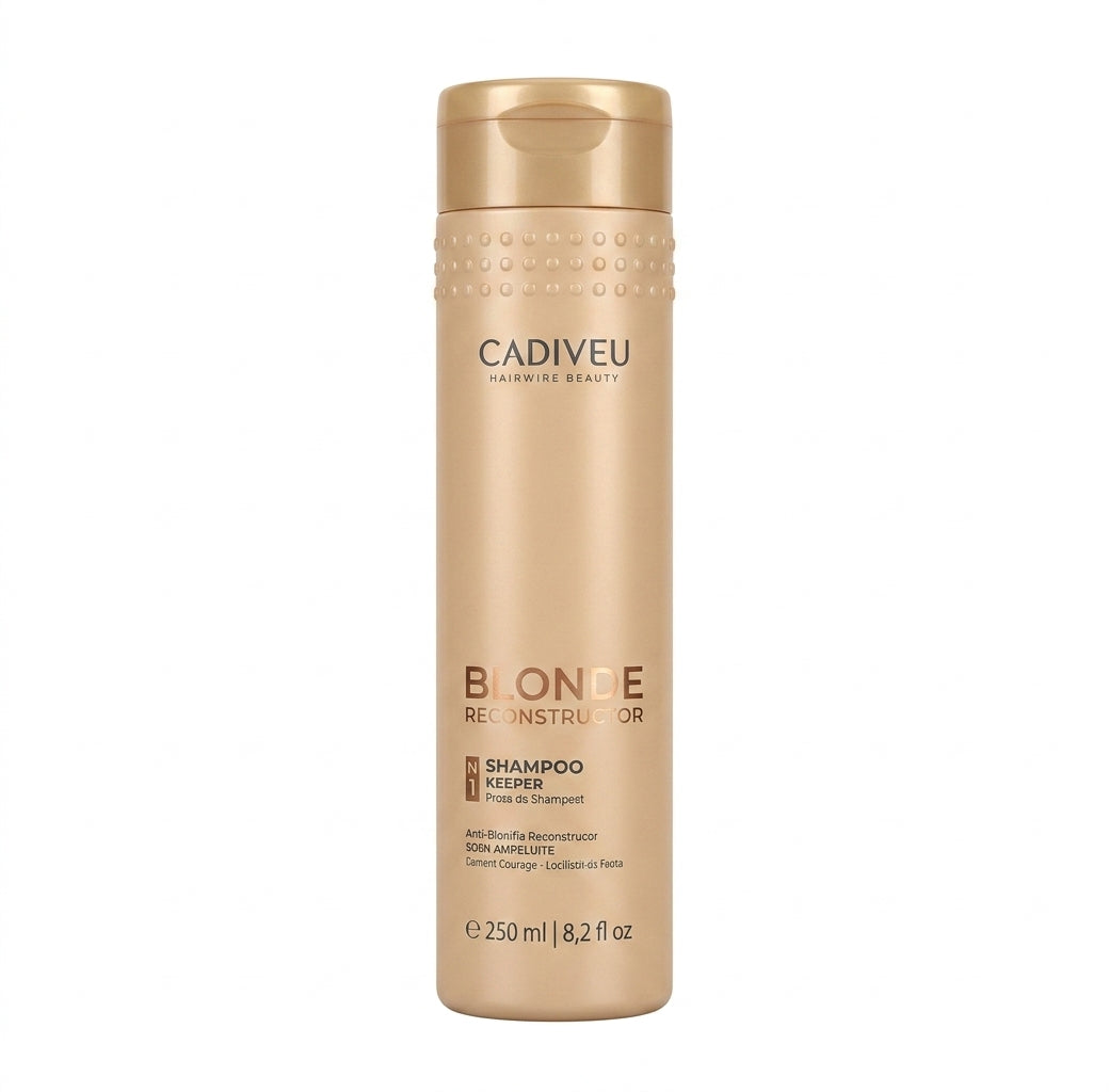 Flacone Blonde Keeper Shampoo N°1 Cadiveu 250ml shampoo mantenimento capelli biondi e decolorati