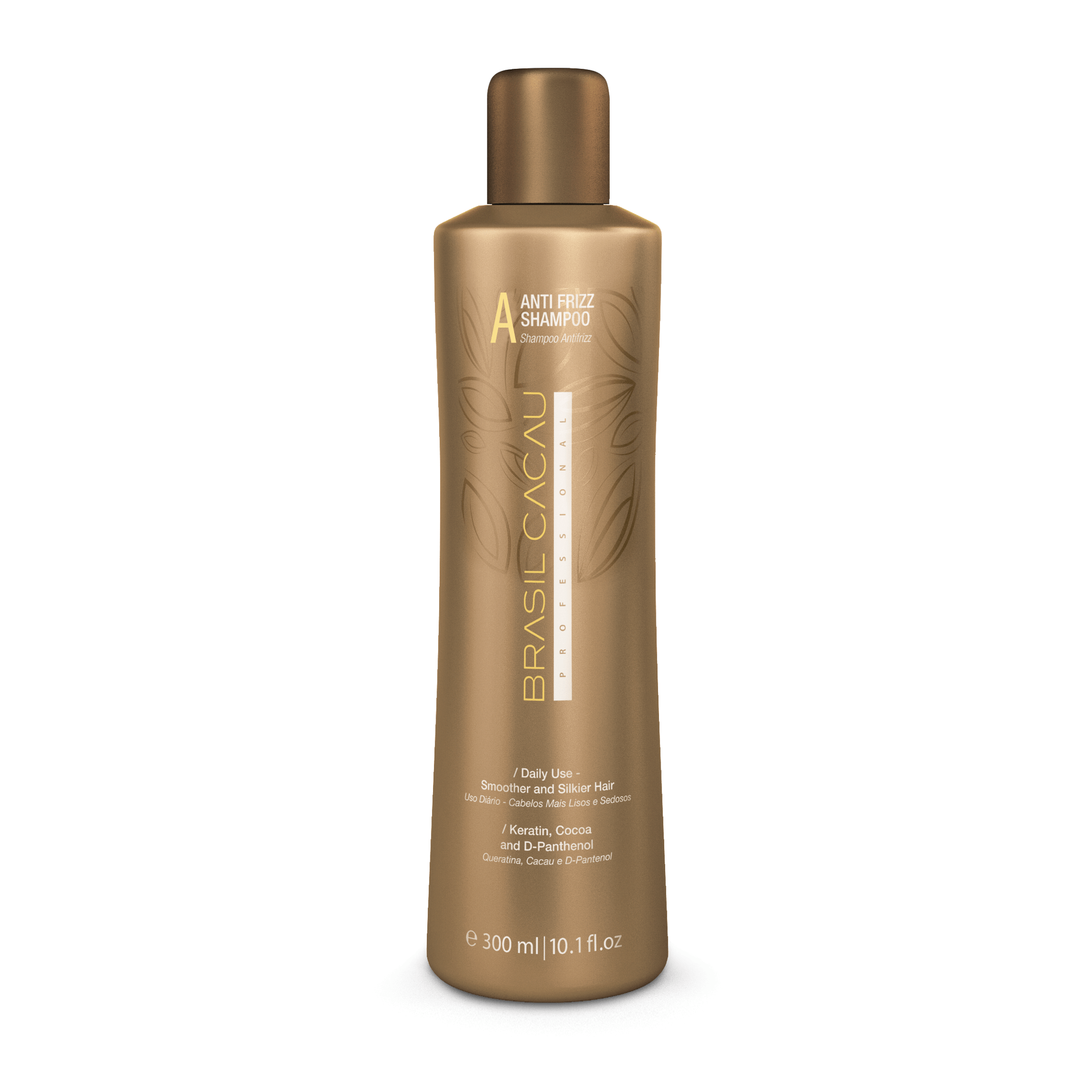 Flacone Brasil Cacau Anti Frizz Shampoo Cadiveu 300ml mantenimento liscio domestico