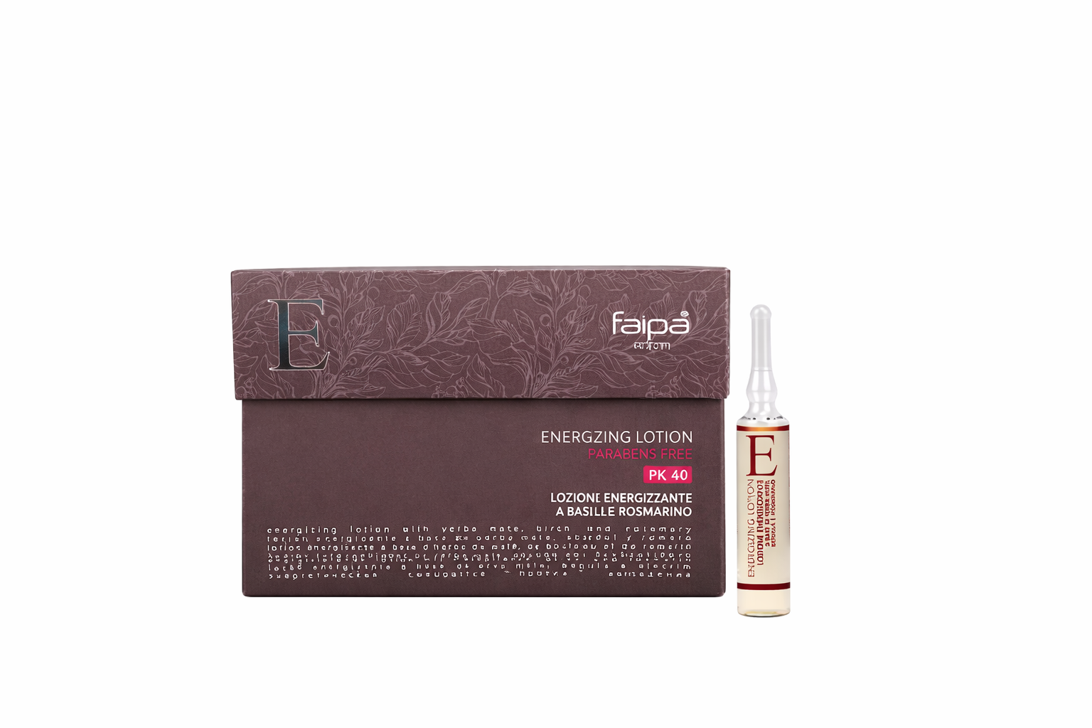 Confezione Faipa Energizing Lotion lozione fiale trattamento anticaduta e stimolante cuoio capelluto
