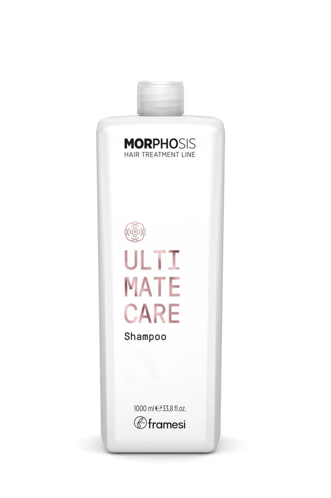 Flacone Morphosis Ultimate Care Shampoo Framesi 1000ml shampoo di lusso rigenerante