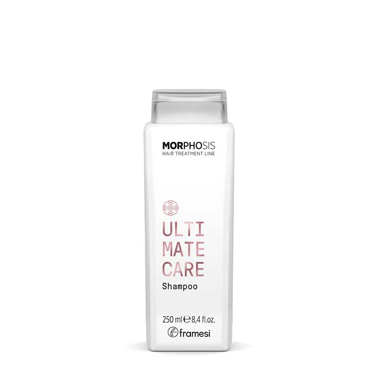 Flacone Morphosis Ultimate Care Shampoo Framesi 250ml shampoo di lusso rigenerante
