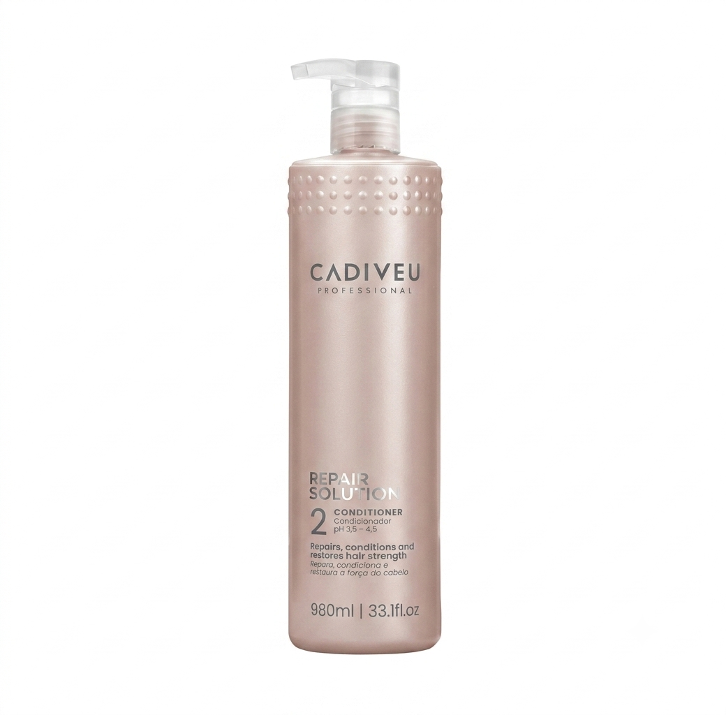 Flacone maxi Repair Solution Conditioner N°2 Cadiveu 980ml balsamo ricostruzione professionale formato salone