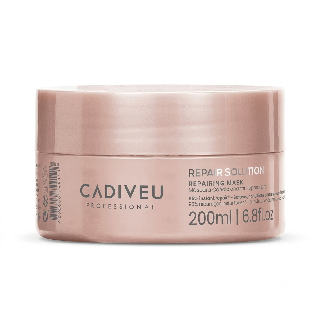 Flacone Repair Solution Intense Repair Mask Cadiveu 200ml maschera ricostruzione professionale 