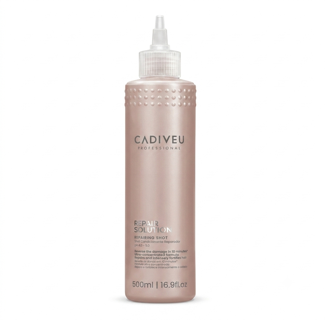 Flacone professionale Repair Solution Repairing Shot Cadiveu 500ml fluido concentrato amminoacidico salone