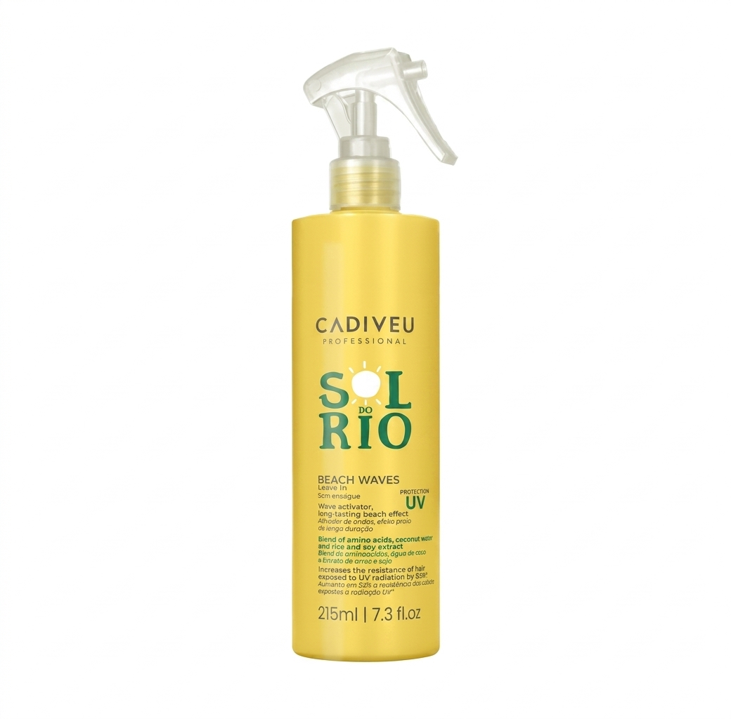 Flacone Sol do Rio Beach Waves Cadiveu 215ml spray texturizzante onde effetto spiaggia