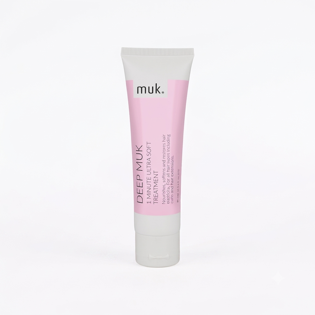 Tubo muk Deep muk 1 Minute Ultra Soft Treatment 100ml maschera idratante rapida capelli secchi