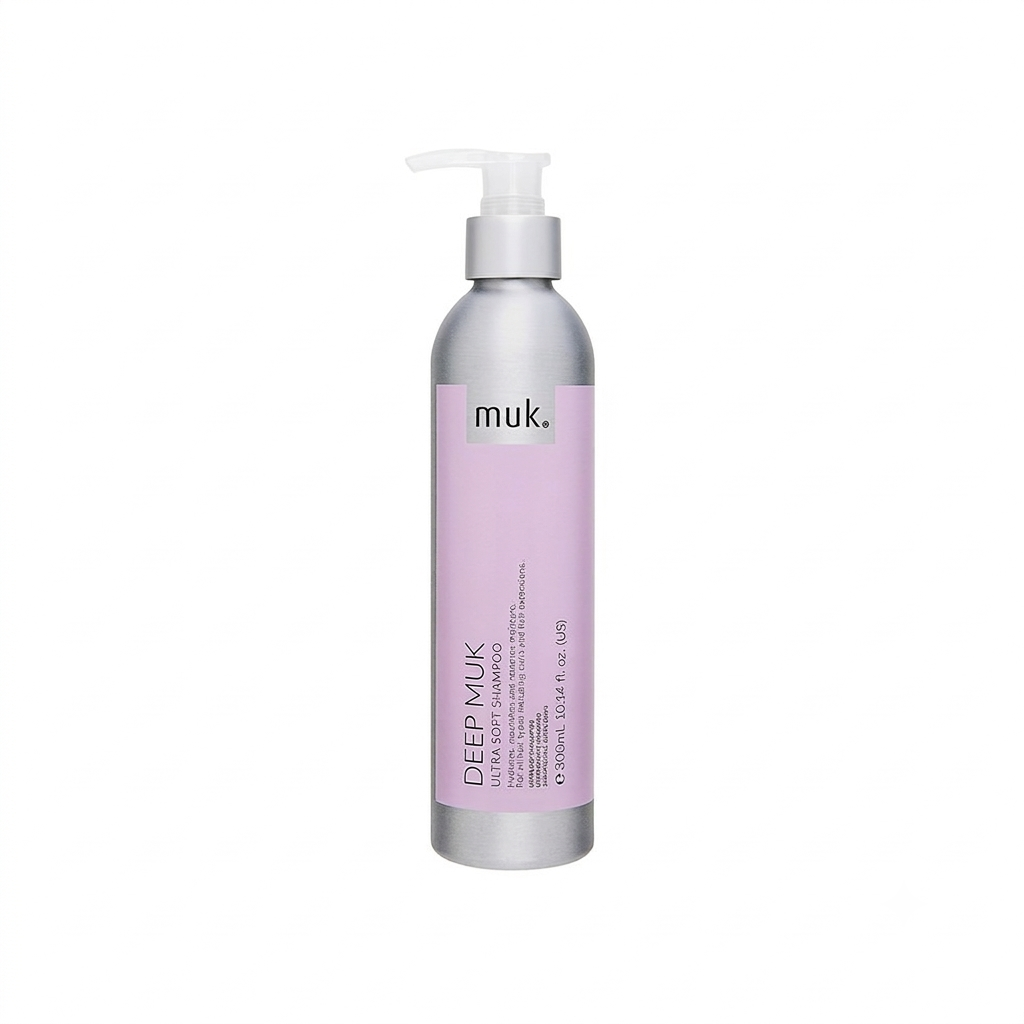 Flacone muk Deep muk Ultra Soft Shampoo 300ml shampoo idratante e addolcente per capelli secchi e sfibrati