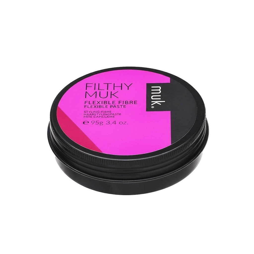 Barattolo in alluminio muk Filthy muk Styling Paste 95g cera pasta modellante opaca texturizzante capelli corti uomo