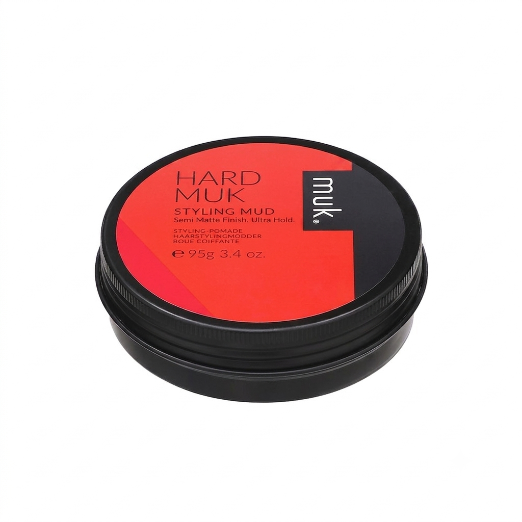 Barattolo in alluminio muk Hard muk Styling Mud 95g cera fango argilla modellante forte opaca uomo